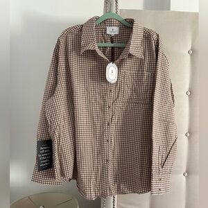 Tuckernuck cotton gingham button down